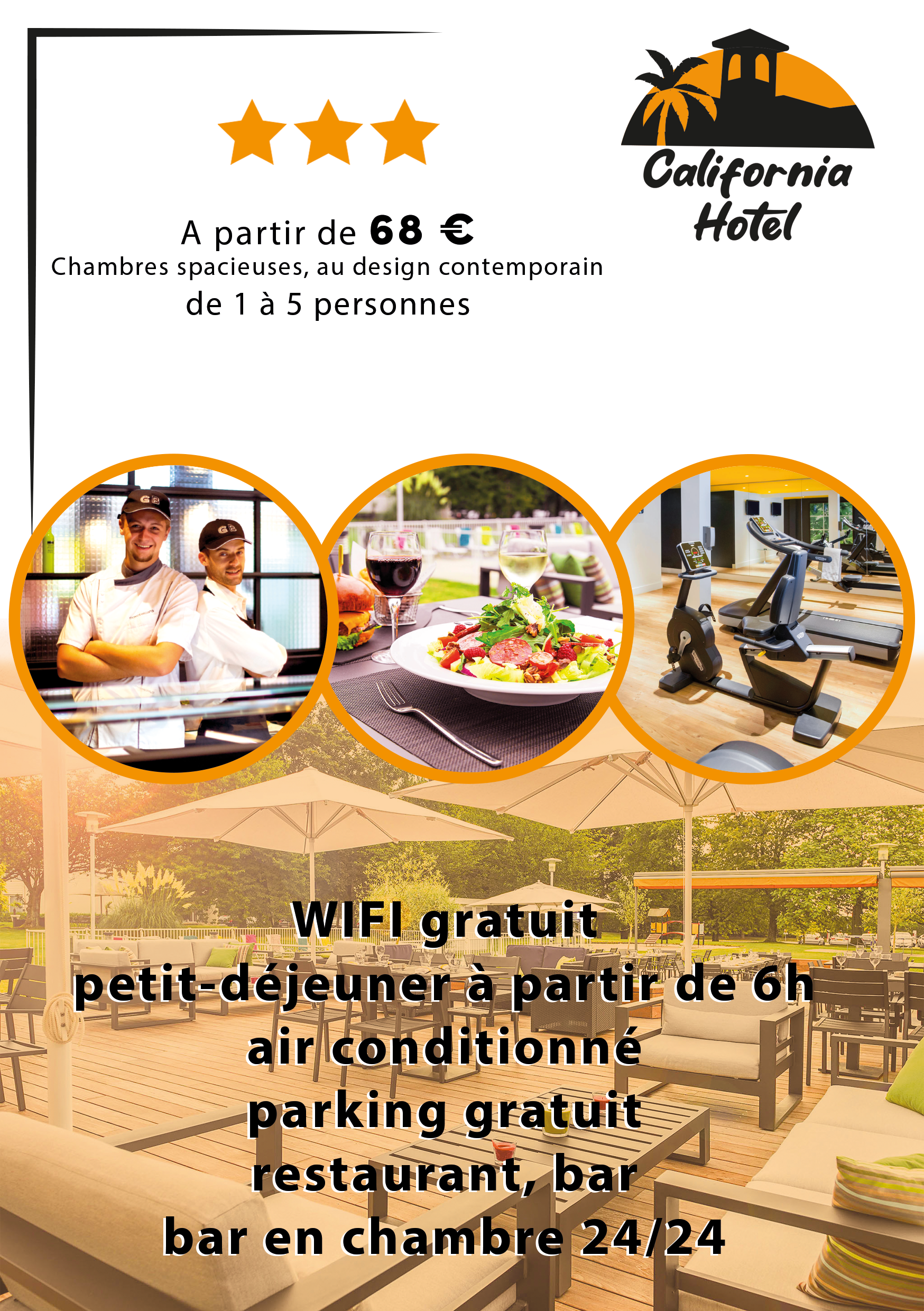 flyer california hotel